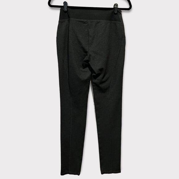 Lafayette 148 Elastic Waist Pull On Charcoal Legging size S - Picture 2 of 8